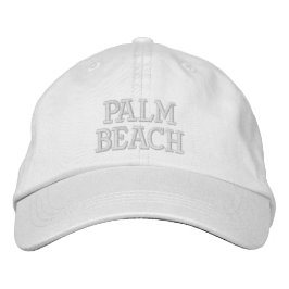 Palm Beach bestickt mit Baseballhut Bestickte Baseballkappe