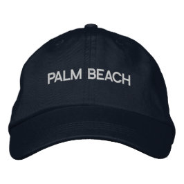 Palm Beach bestickte Baseballkappe