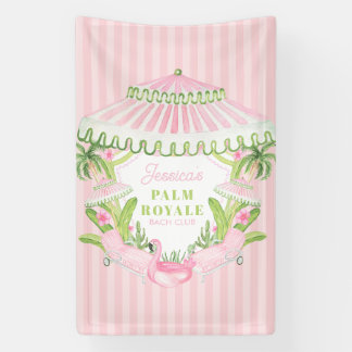 Palm Beach Cabana Bach Club | Junggesellinnenabsch Banner