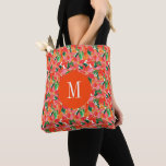 Palm Beach Christmas Poinsettias Mit Monogramm<br><div class="desc">PreppyPrint.com - Fügen Sie Ihre personalisierte Touch zu dieser Tote-Tasche hinzu. Klicken Sie auf "Design bearbeiten",  um den Schriftart,  die Bildgröße usw. zu ändern. Übertragen Sie dieses Design auch auf die Produkte Ihrer Wahl! Bitte besuchen Sie meinen Designer-Shop,  PreppyPrint.com,  um die Dinge zu koordinieren.</div>