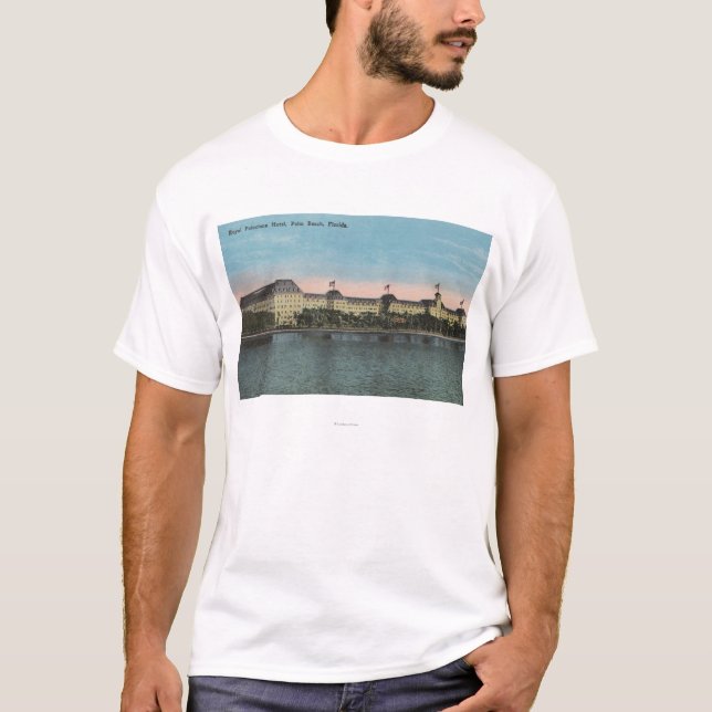 Palm Beach, FL - Ext.View von königlichem T-Shirt (Vorderseite)