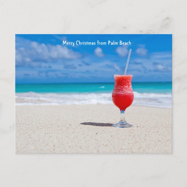 Palm Beach .Florida Gruß Postkarte (Vorderseite)