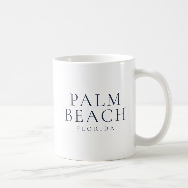 Palm Beach Florida Preppy Küstenstil Kaffeetasse (Rechts)