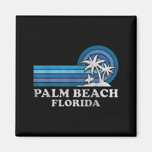 Palm Beach Florida Vintage Familien Sommerurlaub Magnet
