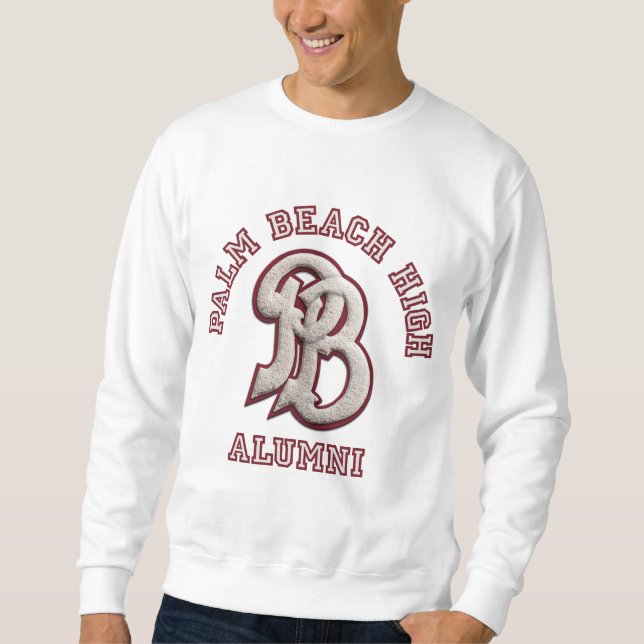 Palm Beach-hohe Schüler Sweatshirt (Vorderseite)