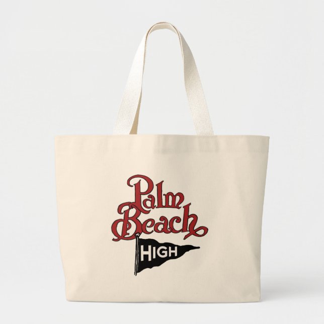 Palm Beach hohes #1 Jumbo Stoffbeutel (Vorne)