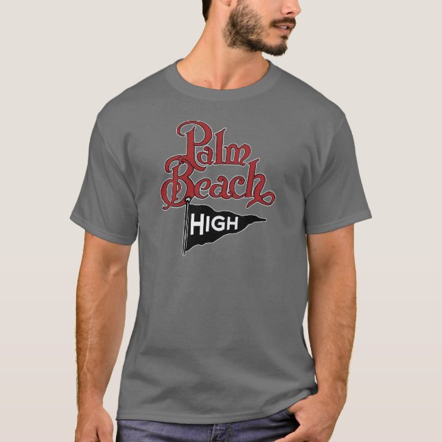 Palm Beach hohes #1 T-Shirt (Vorderseite)
