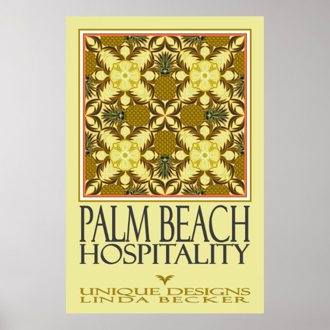 Palm Beach Hospitality Poster (Vorne)