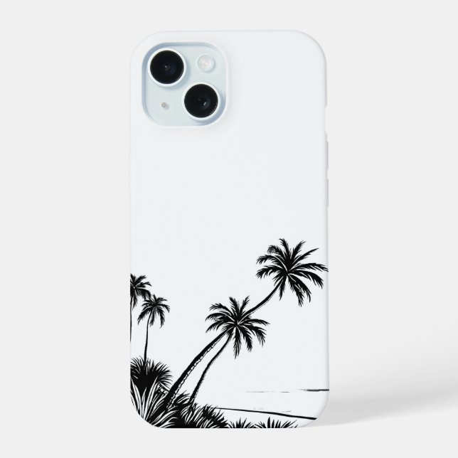 Palm Beach iPhone 15 Hülle (Rückseite)