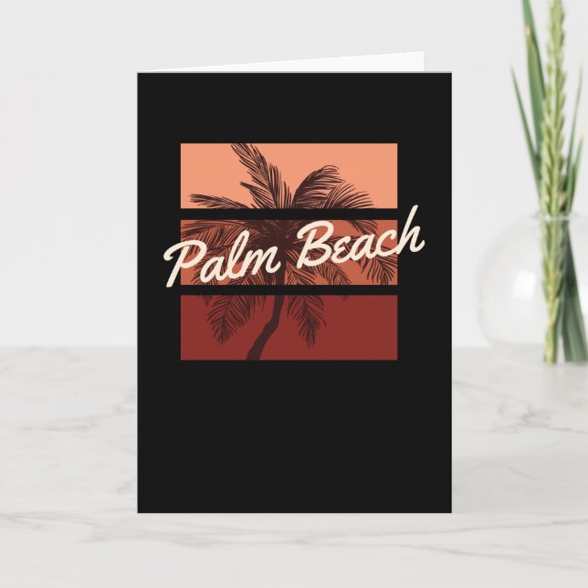 Palm Beach Karte (Vorderseite)
