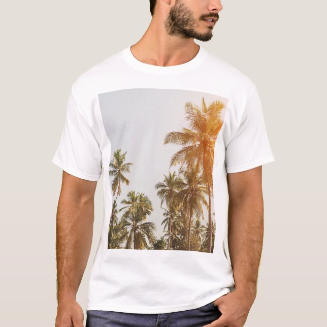 Palm Beach Landschaftliche Aussicht T-Shirt (Vorderseite)