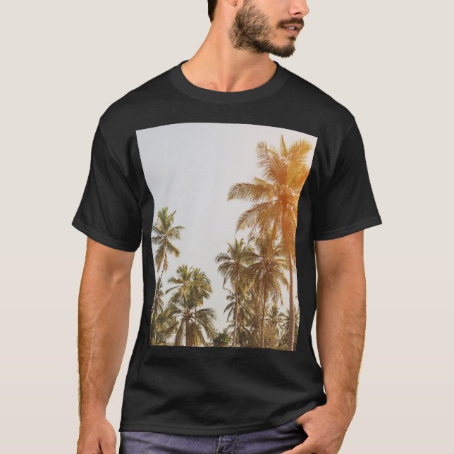Palm Beach Landschaftliche Aussicht T-Shirt (Vorderseite)
