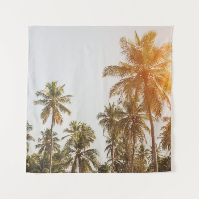 Palm Beach Landschaftliche Aussicht Wandteppich (Vorderseite)