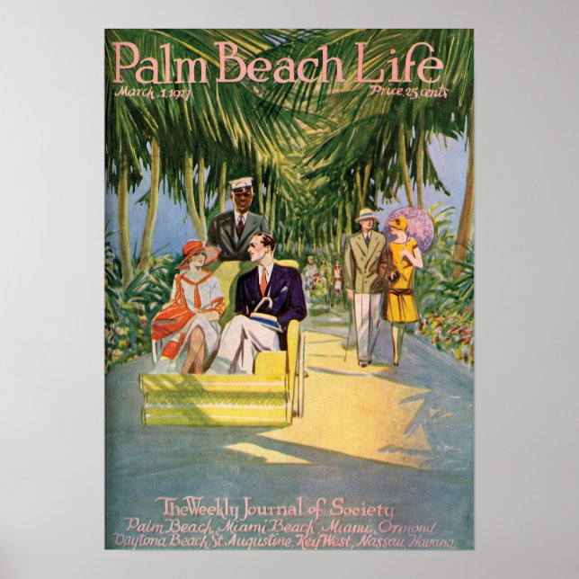 Palm Beach Life #10 Print Poster (Vorne)