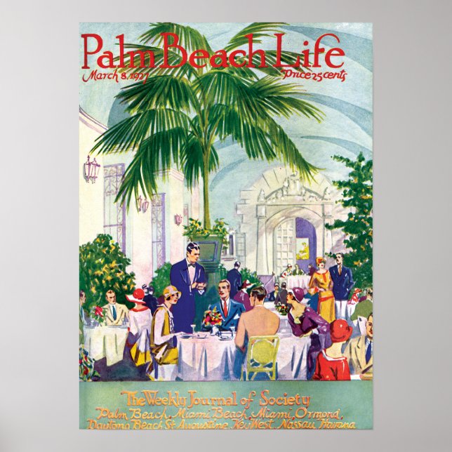 Palm Beach Life #16 Print Poster (Vorne)