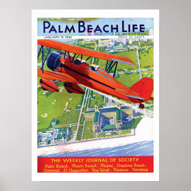 Palm Beach Life #1 Print Poster (Vorne)