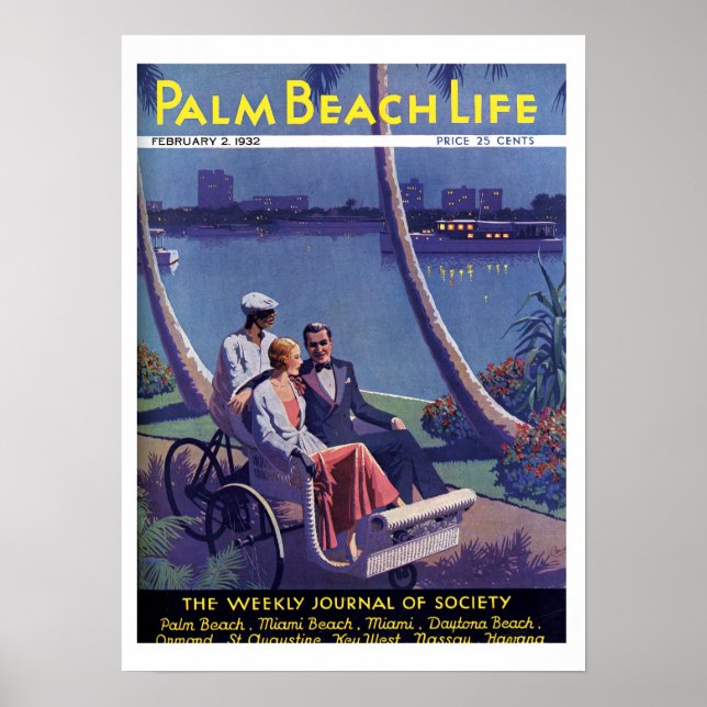 Palm Beach Life #4 Print Poster (Vorne)