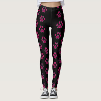 Palm Beach-Miezekatze-Tatzen-doppelter laufender Leggings