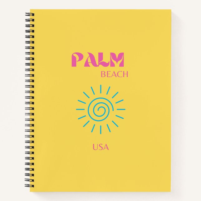 PALM BEACH NOTIZBUCH (Vorderseite)