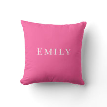 Palm Beach Preppy Kissen mit personalisiertem Name