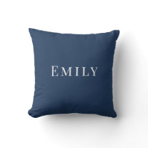 Palm Beach Preppy Kissen mit personalisiertem Name