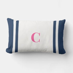 Palm Beach Preppy Monogramm Rückenkissen Lendenkissen