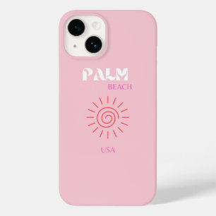 Palm Beach, Preppy, Preppy Room, rosa Case-Mate iPhone 14 Hülle