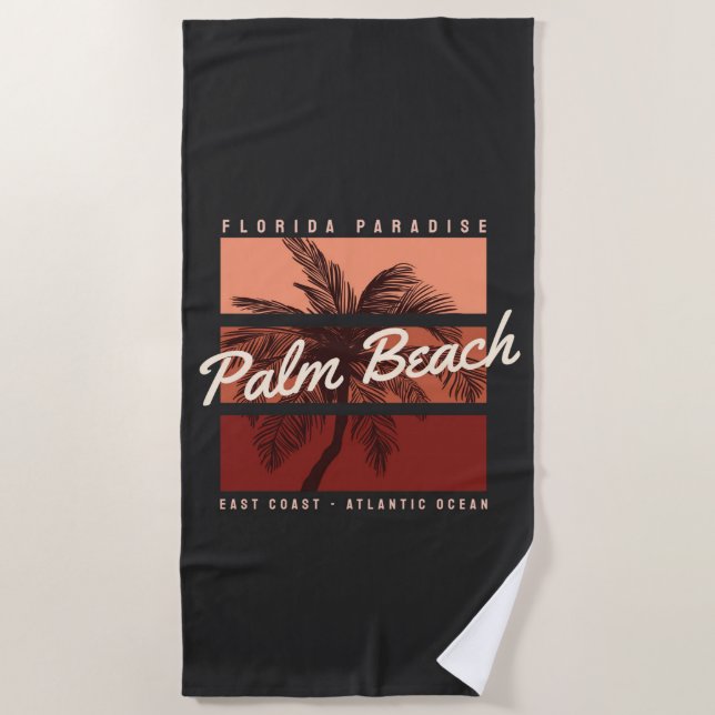 Palm Beach Strandtuch (Vorderseite)