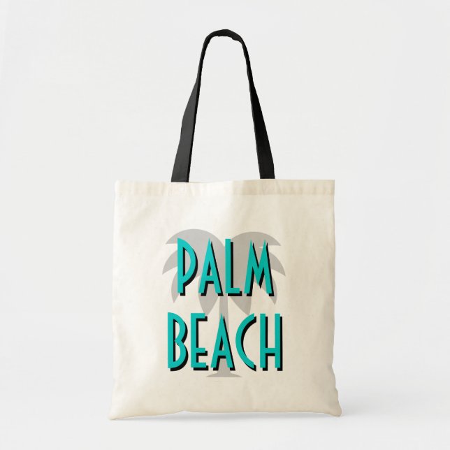 Palm Beach Totasche | Art Deko Tragetasche (Vorne)