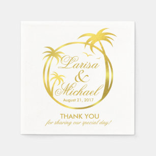 Palm Beach Tropical Logo IMITATE Serviette