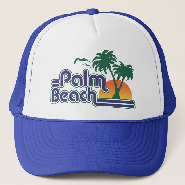 Palm Beach Truckerkappe (Vorderseite)