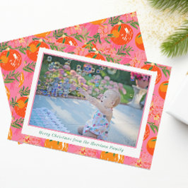 Palm Beach Weihnachten Rosa & Orange Ornamente Fot