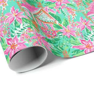 Palm Beach Weihnachten Wasserfarben Gingerbread Hä Geschenkpapier