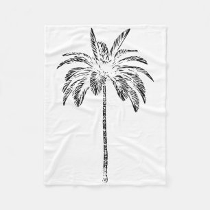 Palm Beachwear Strandoutlook Surfen Aloha Retro Pa Fleecedecke
