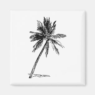 Palm Beachwear Strandoutlook Surfen Aloha Retro Pa Magnet