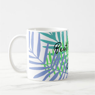 Palm Blätter Bester Lehrer je Kaffeetasse