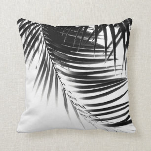 Palm Blätter Black & White Vibes #1 #tropical Kissen
