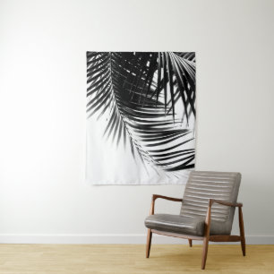Palm Blätter Black & White Vibes #1 #tropical Wandteppich
