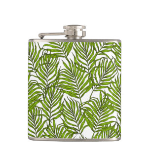 Palm-Blätter Flachmann