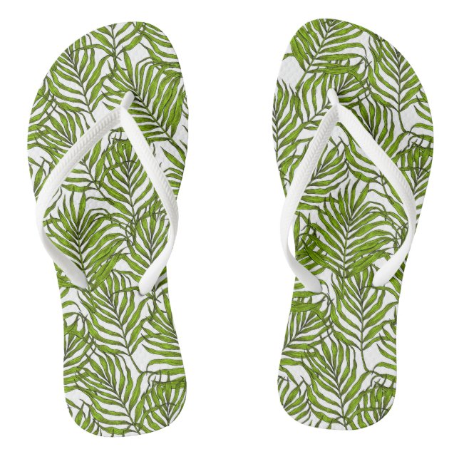 Palm-Blätter Flip Flops (Fußbett)