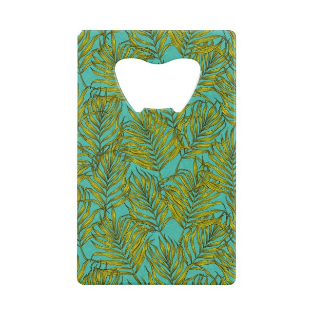 Palm-Blätter Geldbeutel Flaschenöffner (Vorderseite)