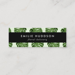 Palm-Blätter, Grüne Blätter, Floristik, Blume Shop Mini Visitenkarte