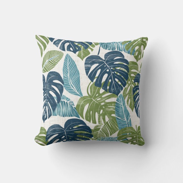 Palm Blätter Kissen (Vorderseite)