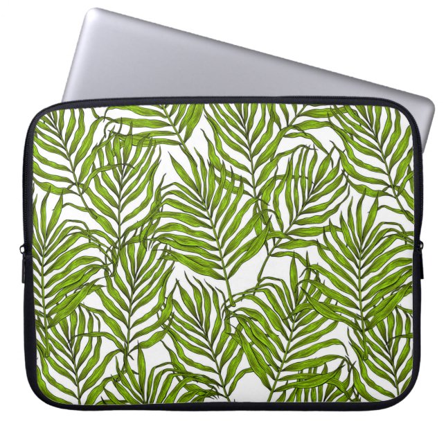 Palm-Blätter Laptopschutzhülle (Vorderseite)