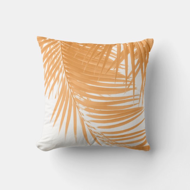 Palm Blätter Marigold Vibes #1 #tropical #decor  Kissen (Vorderseite)