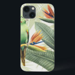 Palm-Blätter mit grünem Vogel Case-Mate iPhone Hülle<br><div class="desc">Palm Blätter mit Green Bird Artist: Grace Popp | Image-ID: 157018GG</div>