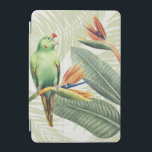 Palm-Blätter mit grünem Vogel iPad Mini Hülle<br><div class="desc">Palm Blätter mit Green Bird Artist: Grace Popp | Image-ID: 157018GG</div>