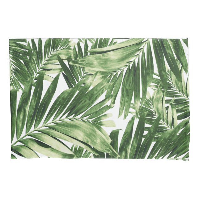 Palm Blätter Muster Liebe #2 #tropical #wall #deco Kissenbezug (Vorderseite)