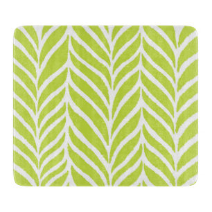 Palm Blätter Muster Muster Grün Schneidebrett