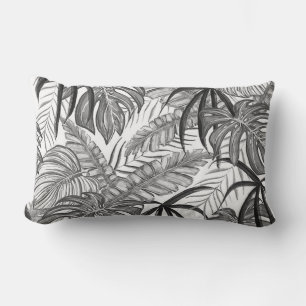 Palm Blätter Outdoor Lumbar Kissen 13" x 21" Für Draußen